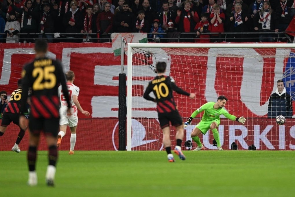 Man City dropped victory at RB Leipzig